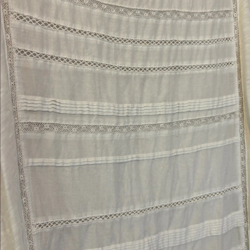 J. Crew cream knit top M